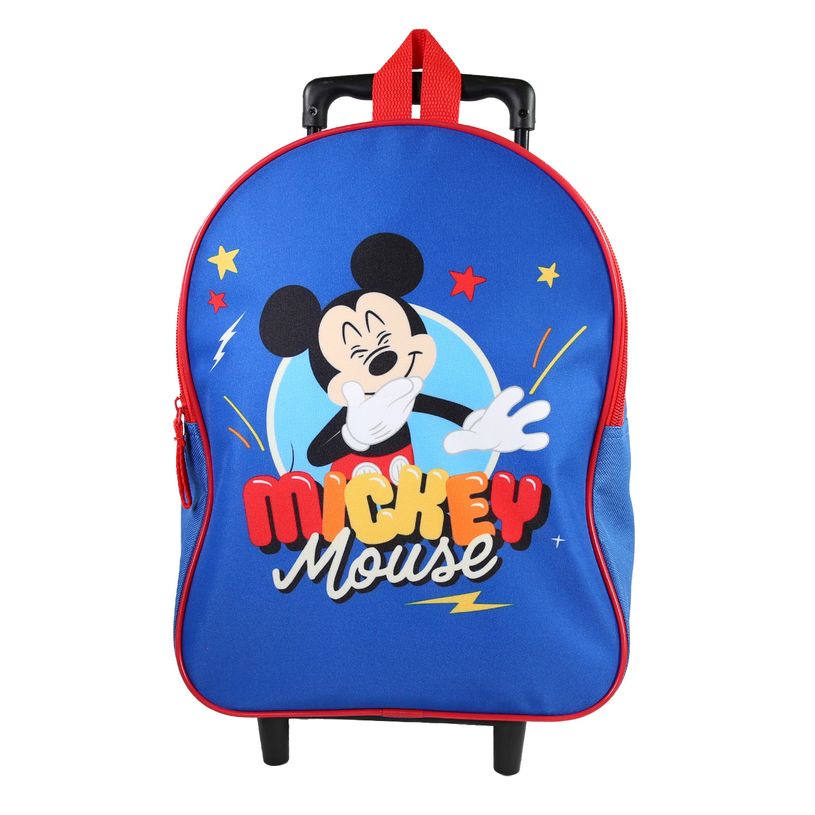3666311031491-Sac a dos a roulettes Mickey - 32cm -  1 compartiment - bleu - Bagtrotter-P_405226161_1-0