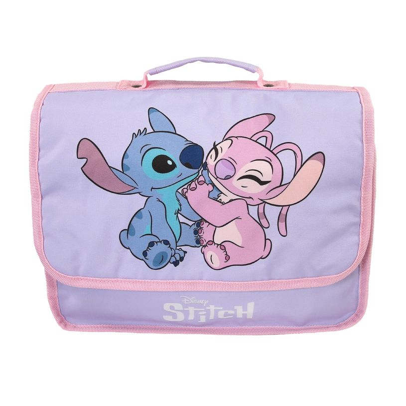 3666311031248-Cartable Stitch - 32cm -  1 compartiment - violet - Bagtrotter-P_405226168_1-0