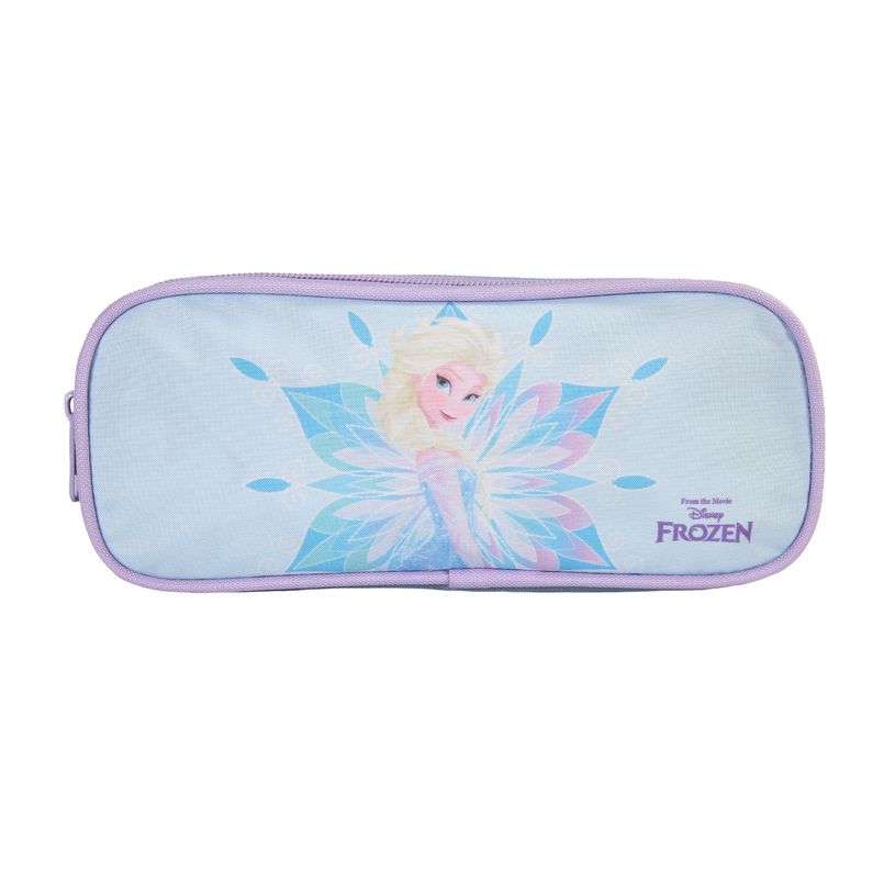 3666311030159-Trousse La Reine des neiges - 23cm -  2 compartiments - turquoise - Bagtrotter-P_405226206_1-0