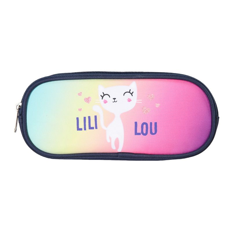 3666311028675-Trousse Lili Lou - 23cm -  2 compartiments - marine - Bagtrotter-P_405226246_1-0