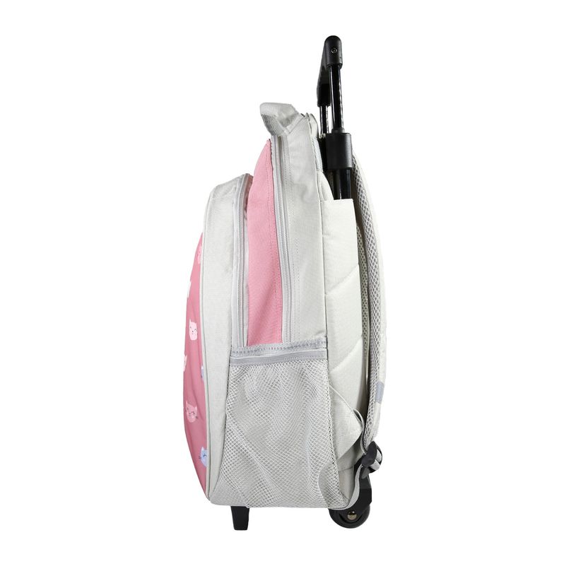 3666311028347-Sac a dos a roulettes lililou - 45cm - 2 compartiments -  gris - Bagtrotter-P_405226250_2-1
