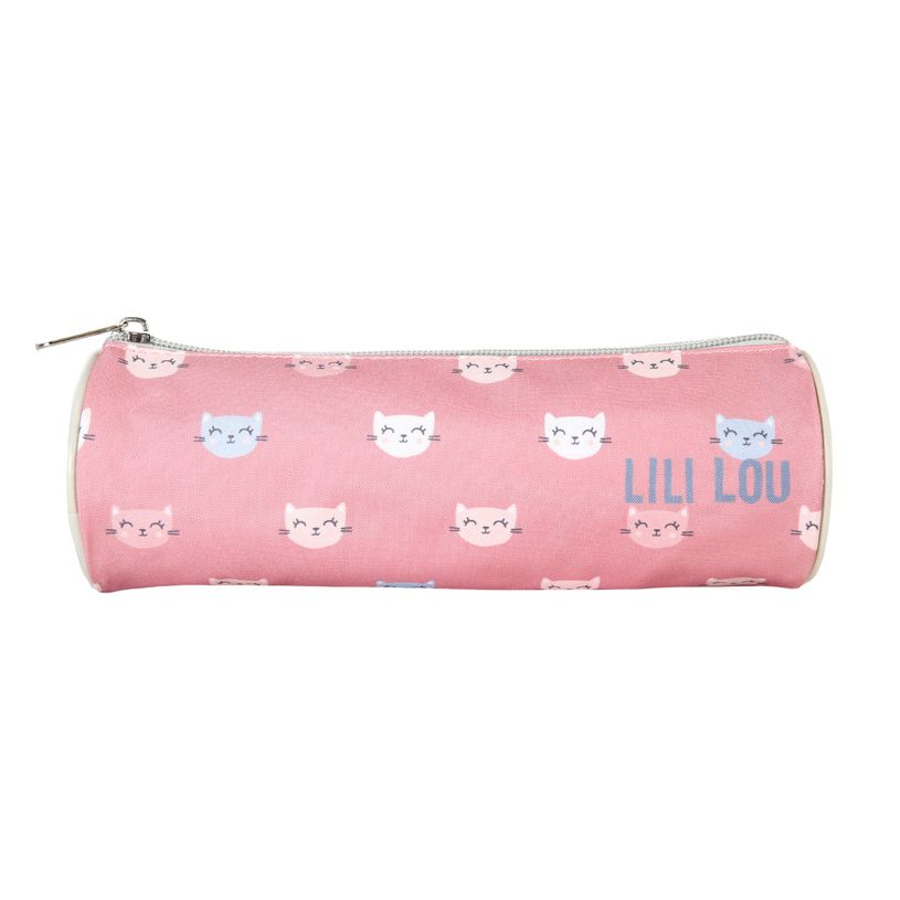 3666311028385-Trousse Lili Lou - 22cm -  1 compartiment - rose - Bagtrotter-P_405226252_1-0