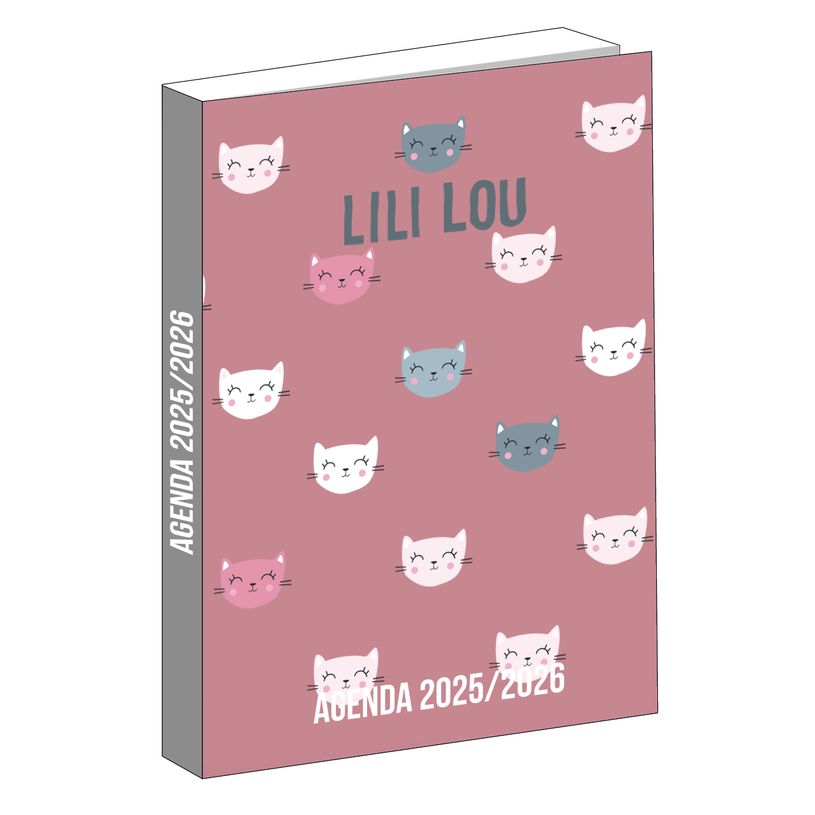 3666311028330-Agenda lililou - 1 jour par page - 12x17 cm - gris - Bagtrotter-P_405226310_1-0