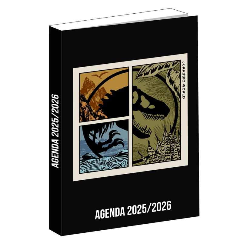 3666311029443-Agenda Jurassic World - 1 jour par page - 12x17 cm - noir - Bagtrotter-P_405226315_1-0