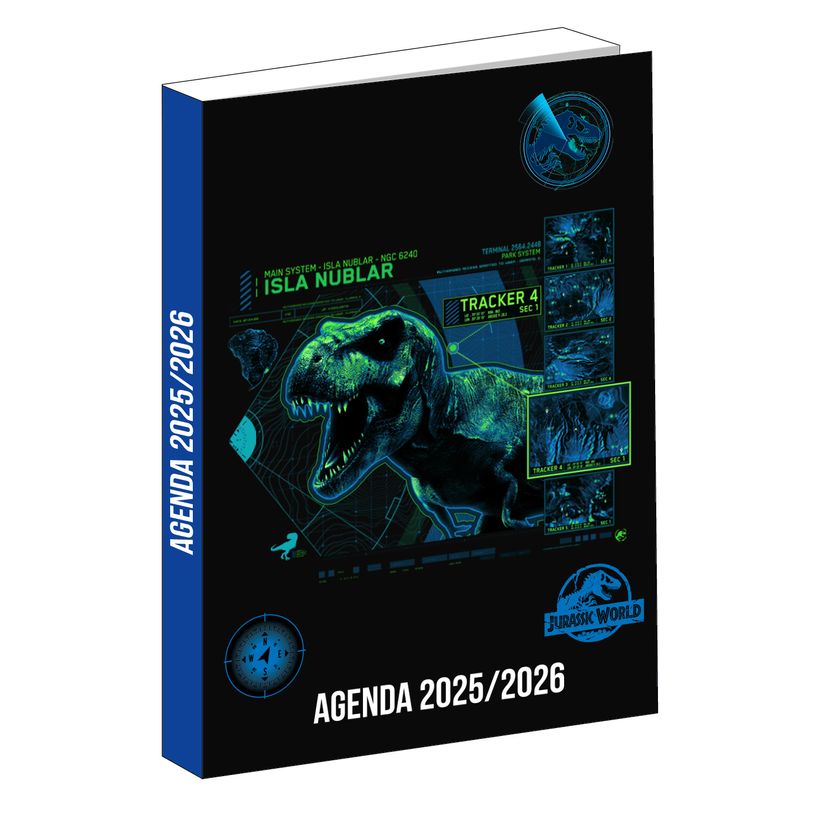 3666311029481-Agenda Jurassic World - 1 jour par page - 12x17 cm - noir - Bagtrotter-P_405226317_1-0