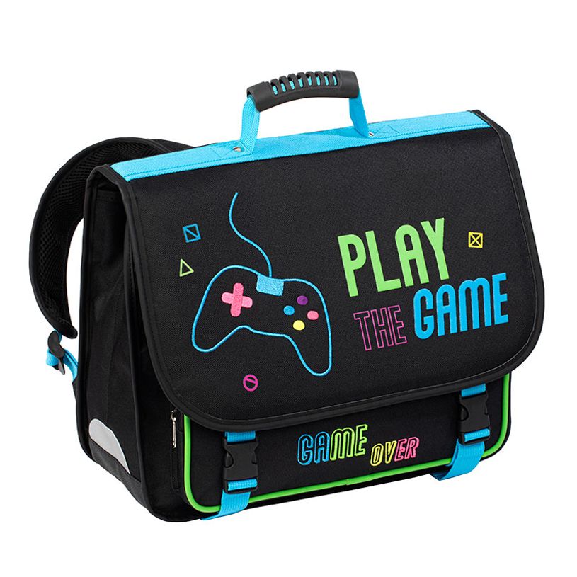 3135253284338-Cartable Player one 38 cm - 2 compartiments - Viquel-P_405226373_1-0