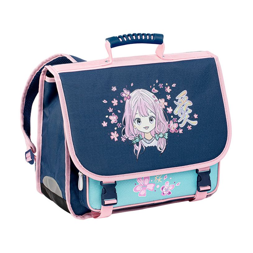 3135253284345-Cartable Manga 38 cm - 2 compartiments - Viquel-P_405226375_1-0