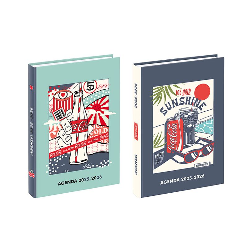 3135257454393-Agenda Coca-cola sunshine - 1 jour par page - 12 x 17 cm - Viquel-P_405226406_1-0