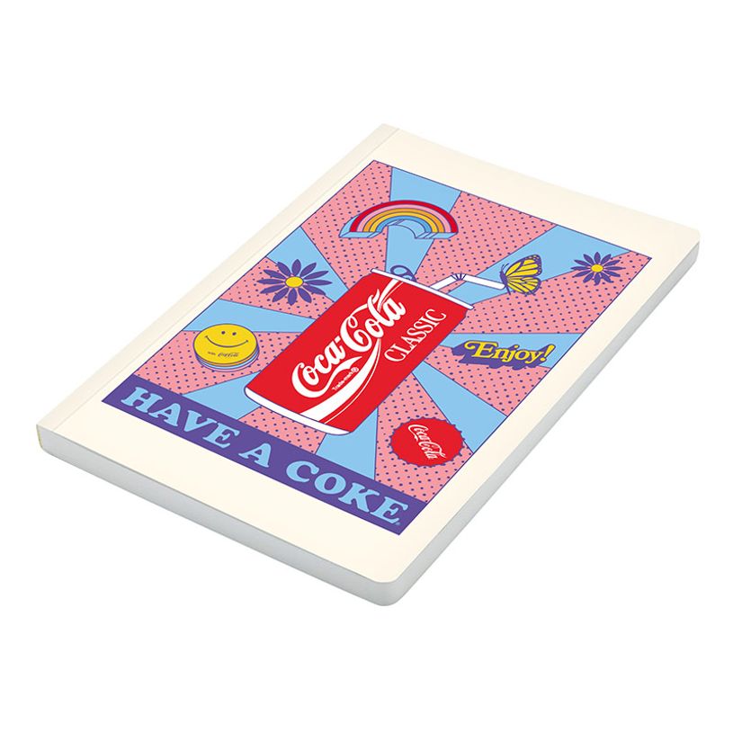 3135252844397-Carnet de notes Coca-cola sunshine - 128 pages - A5 - Viquel-P_405226418_8-7