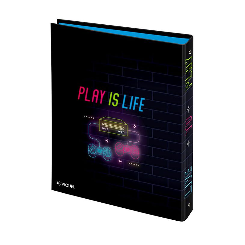 3135252004432-Classeur 4 anneaux - Dos 50 mm - A4 - Game On - Viquel-P_405226435_5-4