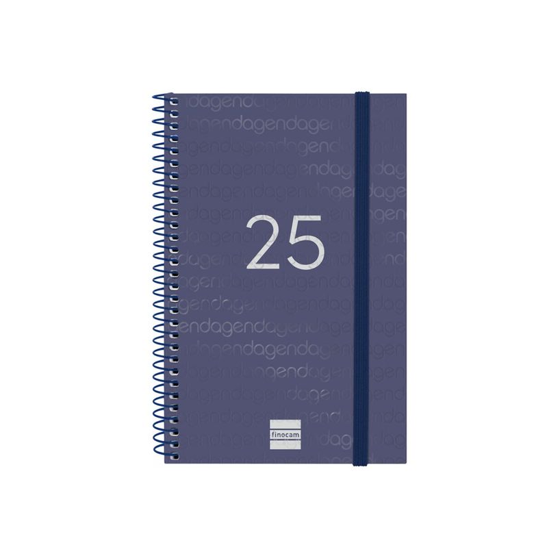 8422952387114-Finocam - Agenda - 2025 - semainier - reliure à spirale - E5 - 117 x 181 mm - bleu - poly-P_405226769_6-0