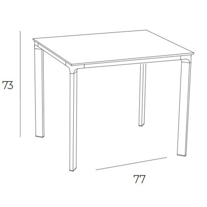 8414376817001-Table 90x90cm MEET - Ezpeleta professionnel - Anthracite-P_405227981_3-2