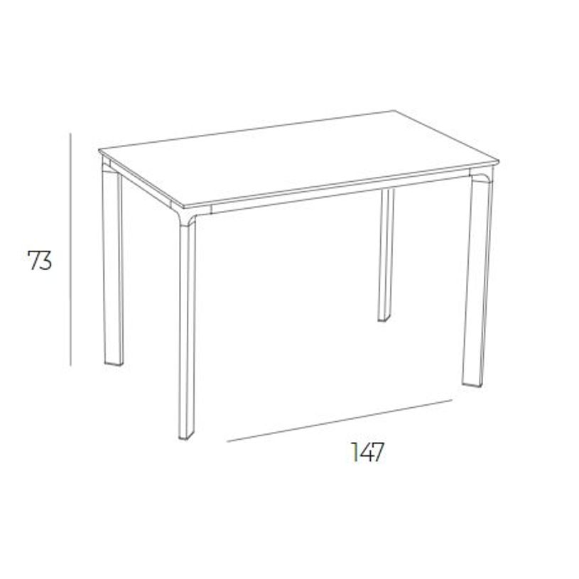 8414376806005-Table 160x90cm MEET - Ezpeleta professionnel - Anthracite-P_405227987_3-2