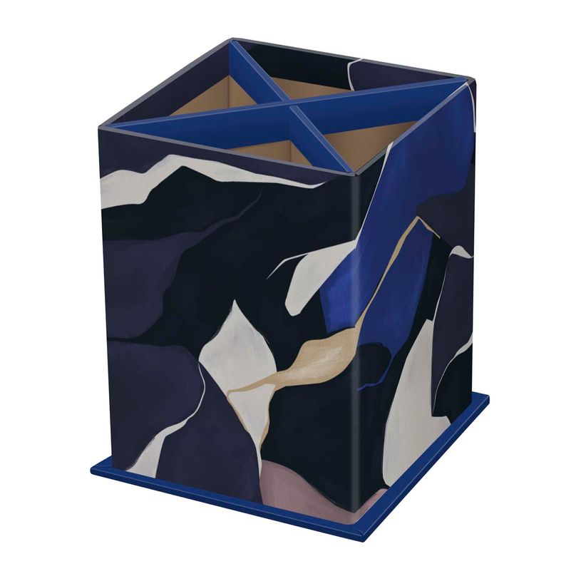 3371010532223-POT A CRAYONS CARRE Iconique - Fragments - 8,5x8,5x11 cm - Quo Vadis-P_405228108_1-0