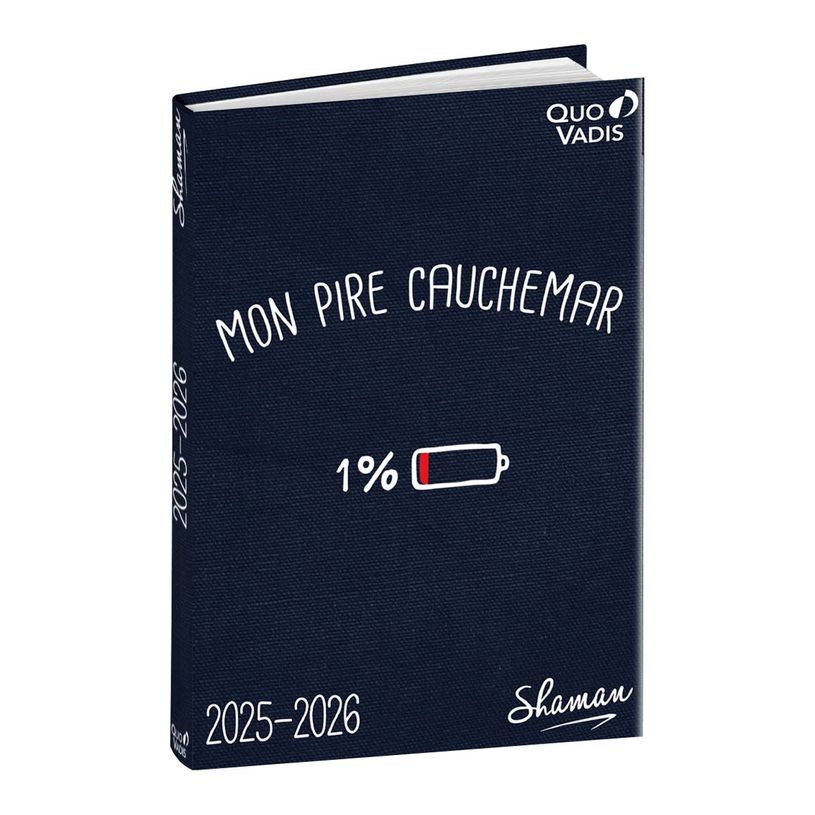 3371010529933-EUROTEXTAGENDA ML Shaman - Astronote/Cauchemar/Flemme - 12x17 cm - Journalier - 12 mois de-P_405228175_2-1