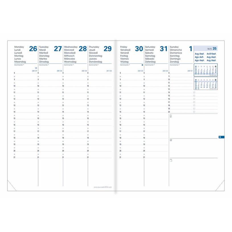 3371010527243-PLANNING 21 SD ML Recharge - 15x21 cm - Semainier - 16 mois de septembre à décembre - Qu-P_405228285_1-0