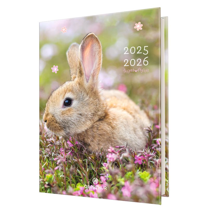 3664447192826-Agenda Lapin - 1 jour par page - 12,5 x 17,5 cm - Oberthur-P_405228362_1-0