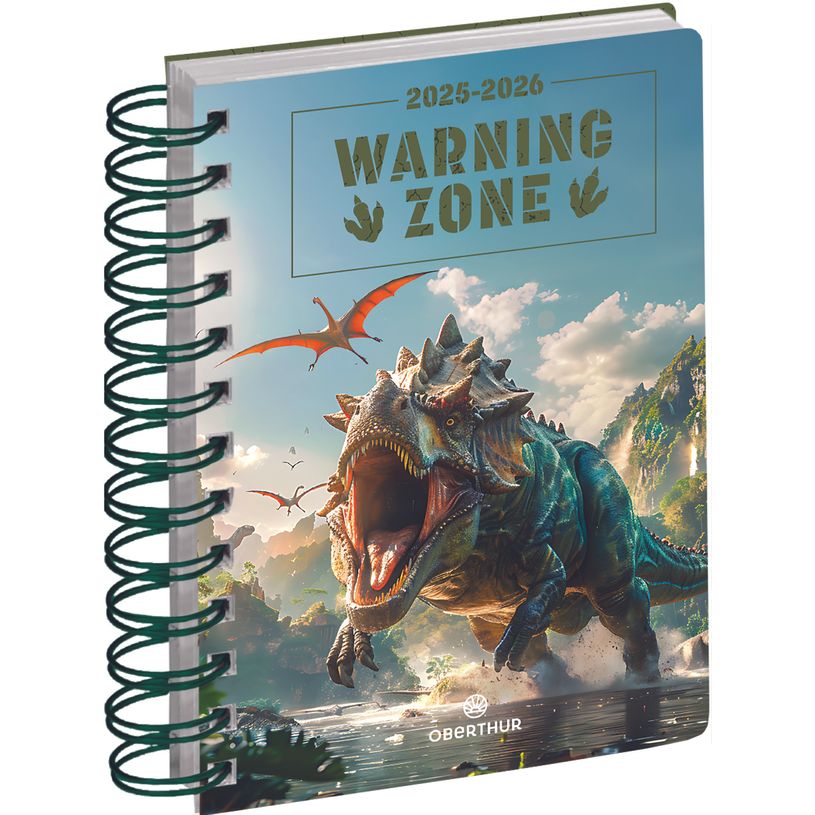 3664447197715-Agenda wire'o lenticulaire dino - 1 jour/page - 12,3 x 17,6 cm - Oberthur-P_405228365_1-0