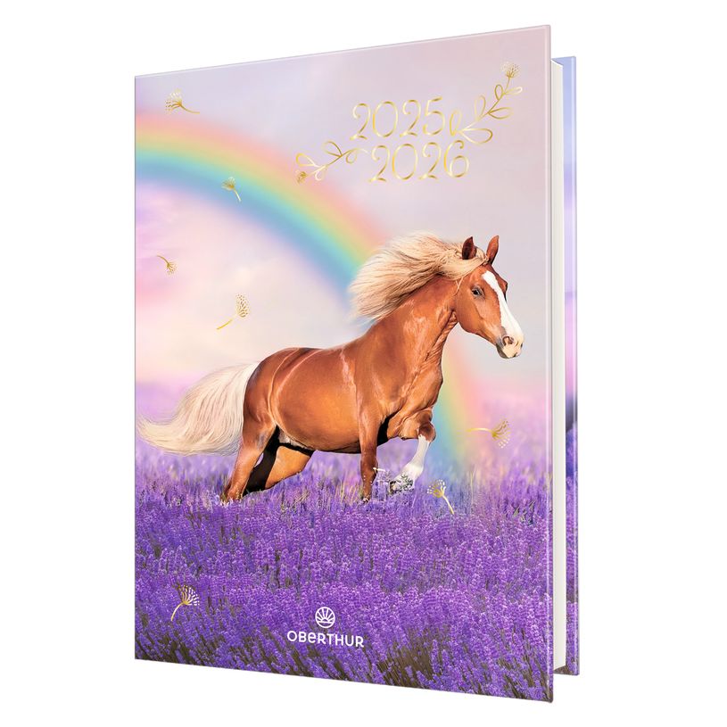 3664447195421-Agenda Cheval marron - 1 jour par page - 12,5 x 17,5 cm - Oberthur-P_405228370_1-0