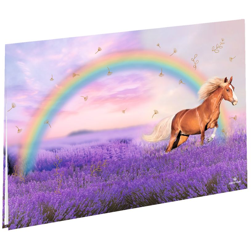 3664447195476-Sous-main double Cheval -  55 x 37 cm - Oberthur-P_405228375_1-0