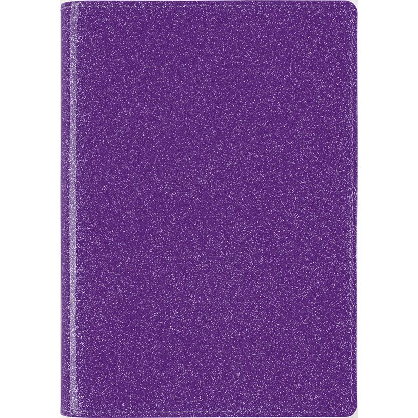 3664447195667-Agenda Paillettes - 1 jour par page - 13 x 18 cm - violet - Oberthur-P_405228429_1-0