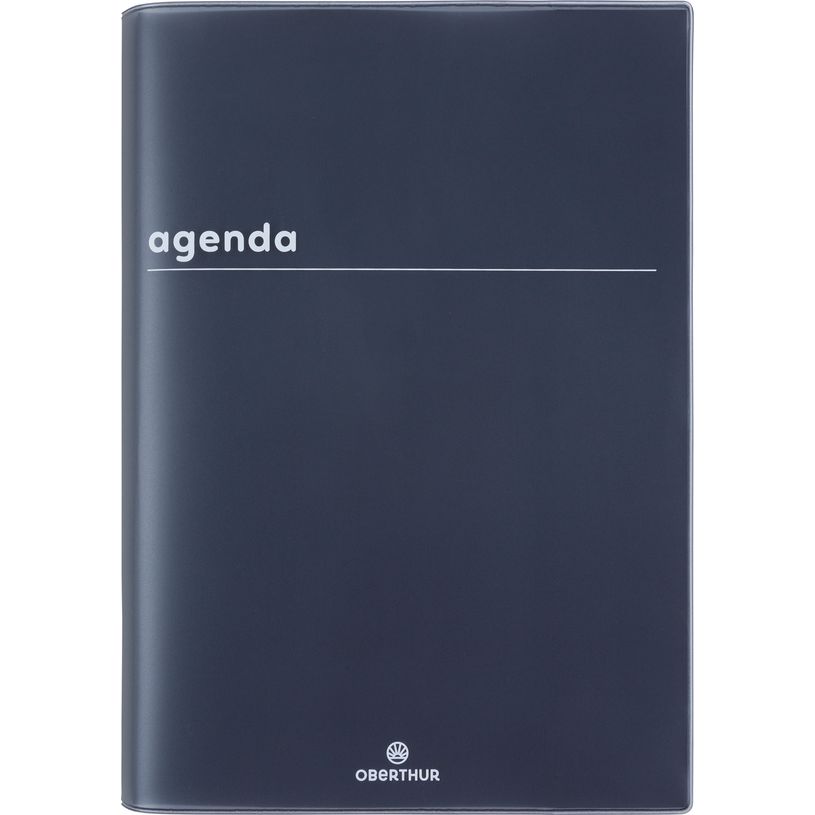 3664447199139-Agenda Boréal - 1 jour par page - 15 x 21 cm - noir - Oberthur-P_405228450_1-0