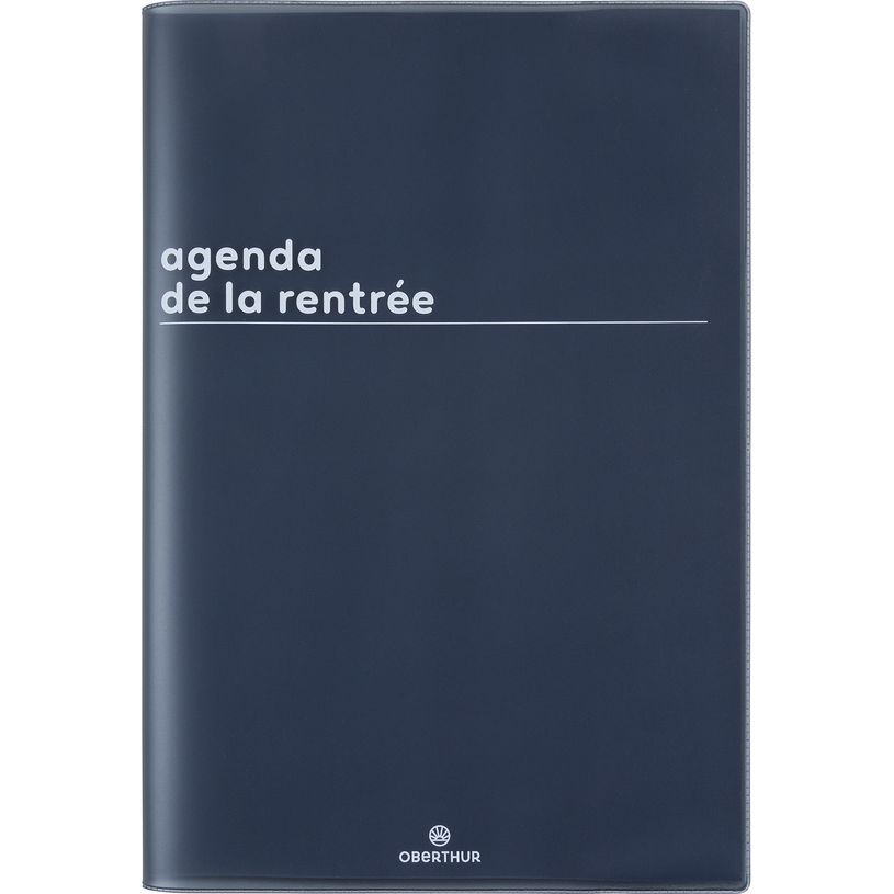 3664447199184-Agenda Boréal - 1 semaine sur 2 pages - 16 x 24 cm - noir - Oberthur-P_405228453_1-0
