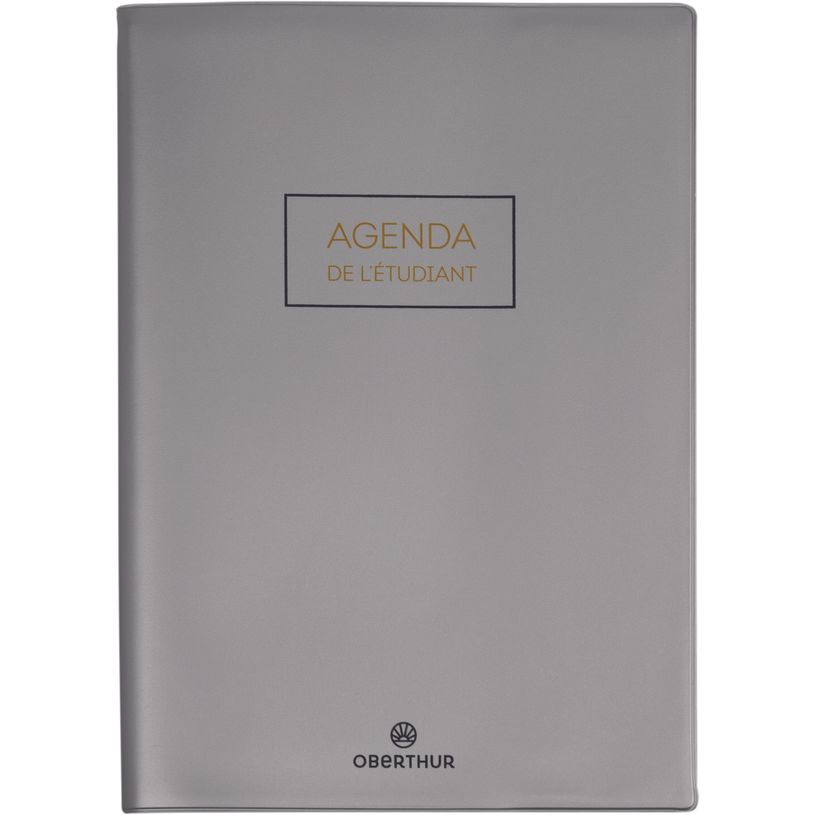 3664447201252-Agenda Cirrus - 1 jour par page - 12,5 x 17,5 cm - gris foncé - Oberthur-P_405228467_1-0