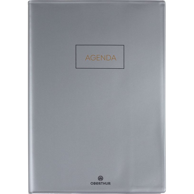 3664447201313-Agenda Cirrus - 1 jour par page - 15 x 21 cm - gris foncé - Oberthur-P_405228473_1-0