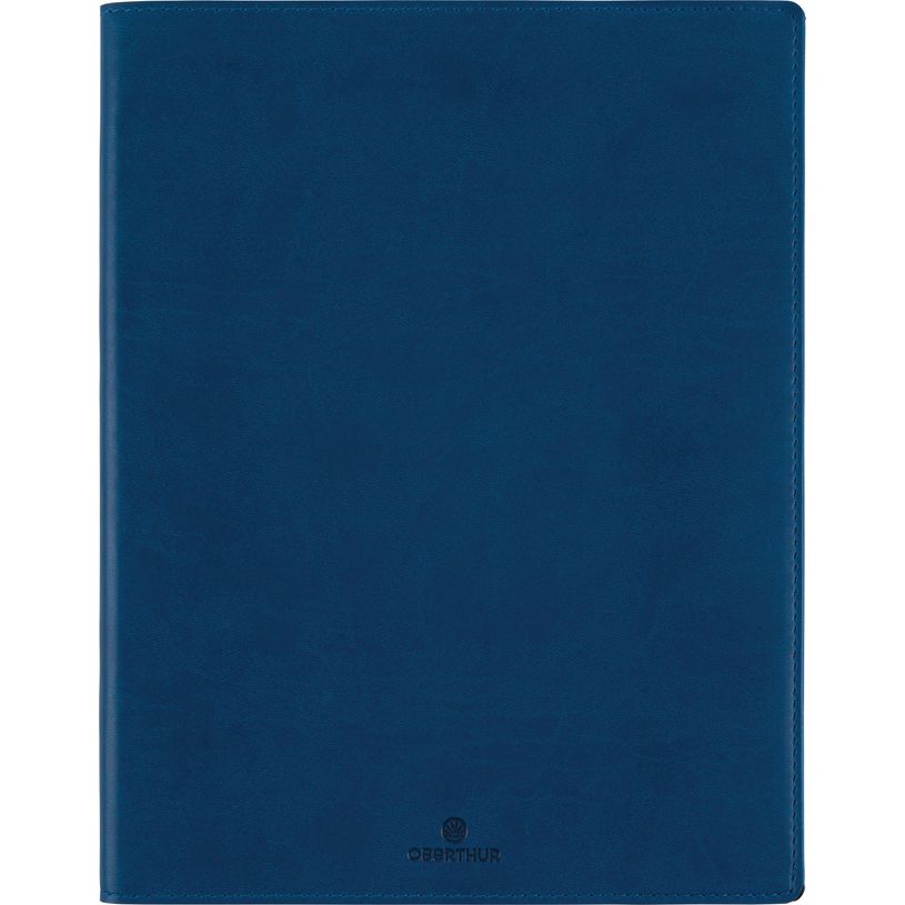3664447196596-Agenda Dayton - 1 semaine sur 2 pages - 22 x 28 cm - bleu marine - Oberthur-P_405228488_1-0