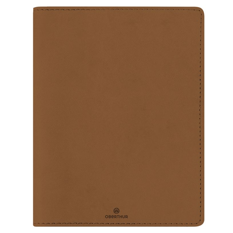 3664447196695-Agenda à spirale Dayton - 1 semaine sur 2 pages - 22 x 28 cm - camel - Oberthur-P_405228491_1-0