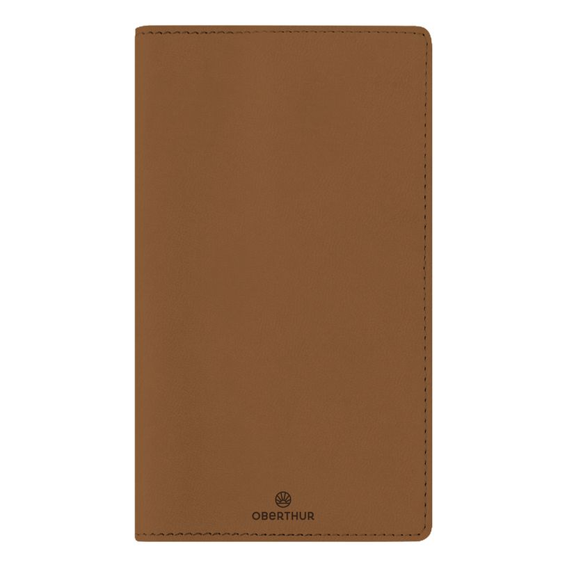3664447197036-Agenda de poche Dayton - 1 semaine sur 2 pages - 9,5 x 17,5 cm - camel - Oberthur-P_405228507_1-0