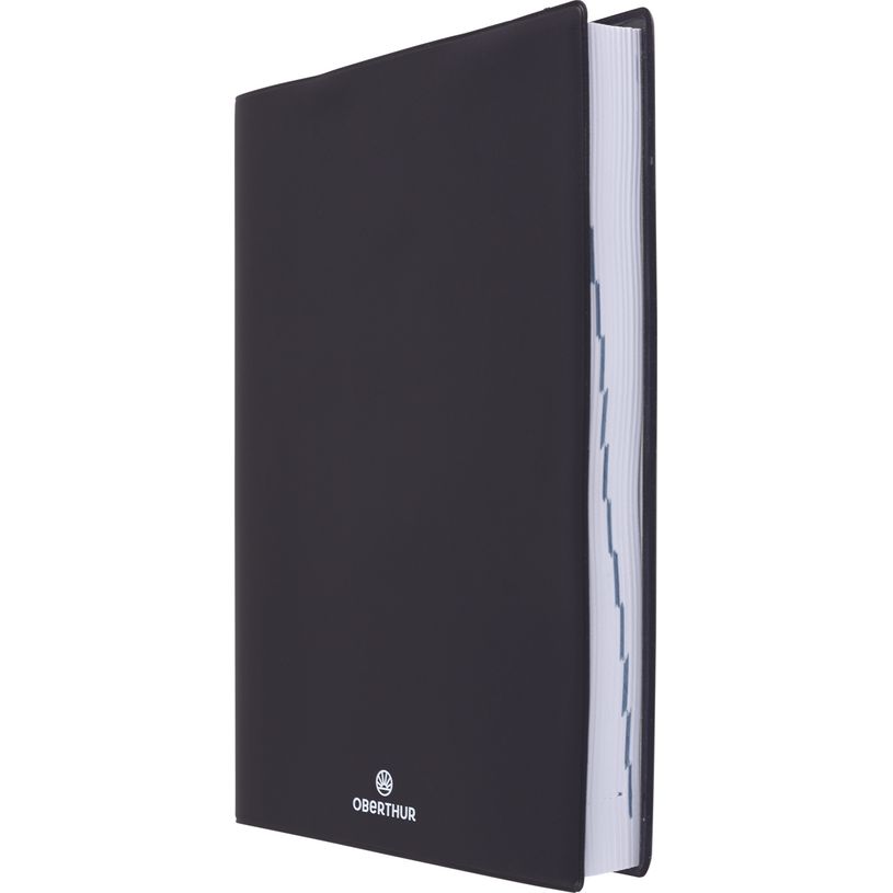 3664447203287-Agenda noir - 1 jour par page - 12,5 x 17,5 cm - exclusivité Bureau Vallée - Oberthur-P_405228560_1-0