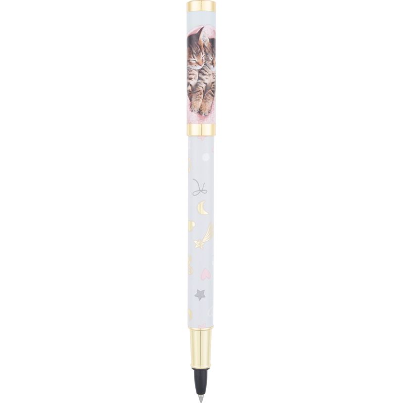 3664447201115-Stylo roller a cartouche chaton - Oberthur-P_405228563_2-1