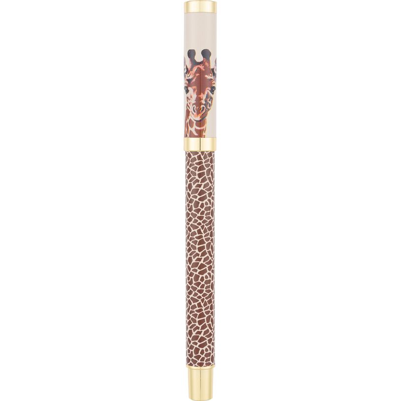3664447195728-Stylo roller a cartouche Animaux - 5 decors assortis- Oberthur-P_405228585_2-1
