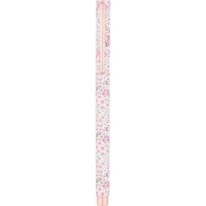 3664447199900-Stylo roller a cartouche Floraison - 5 decors assortis - Oberthur-P_405228597_4-3