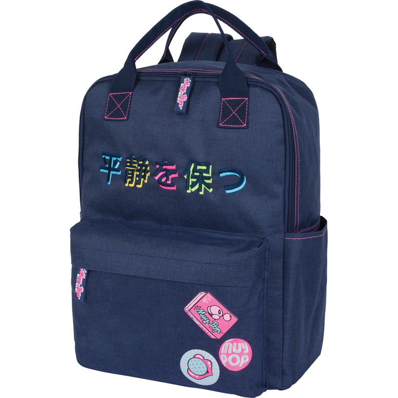 3664447200736-Sac à dos médium Muy Pop Fille - 1 compartiment - Oberthur-P_405228663_1-0