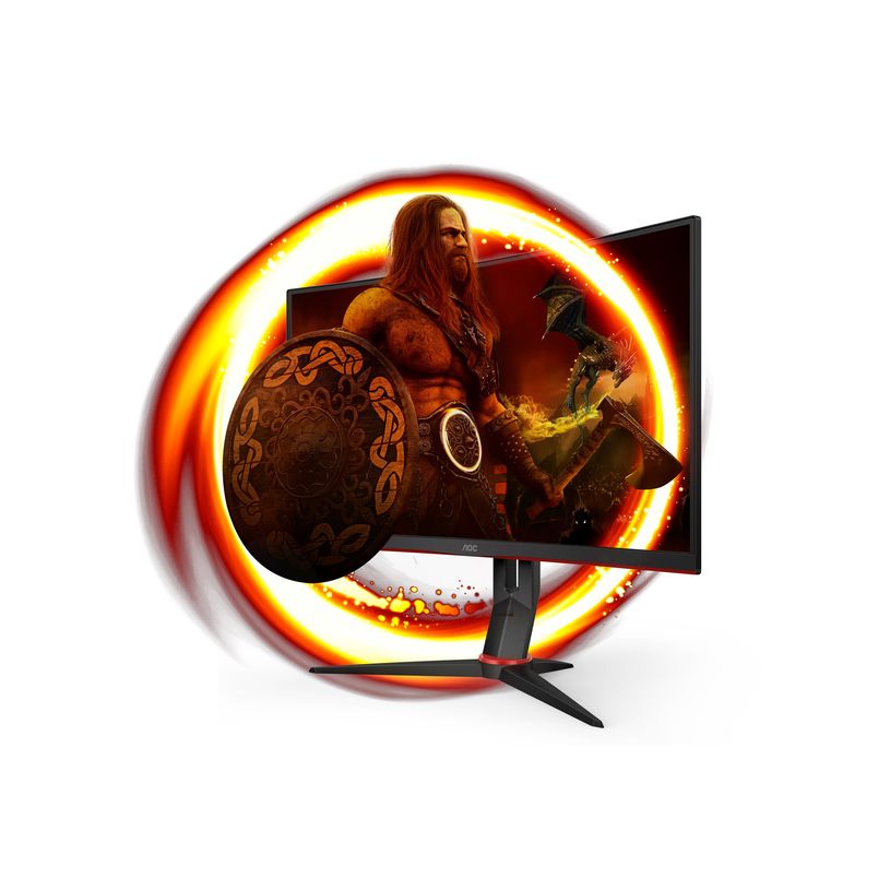 4038986181280-AOC Gaming CQ27G2S/BK - Écran LED 27" - 2560 x 1440 - noir-P_405228785_9-8