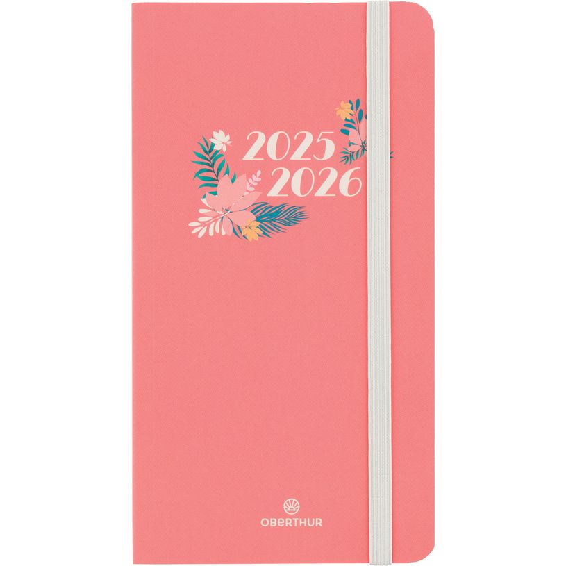 3664447196305-Agenda de poche à élastique Tivoli - 1 semaine sur 2 pages - 9,5 x 17,5 cm - orange - Ob-P_405229874_1-0