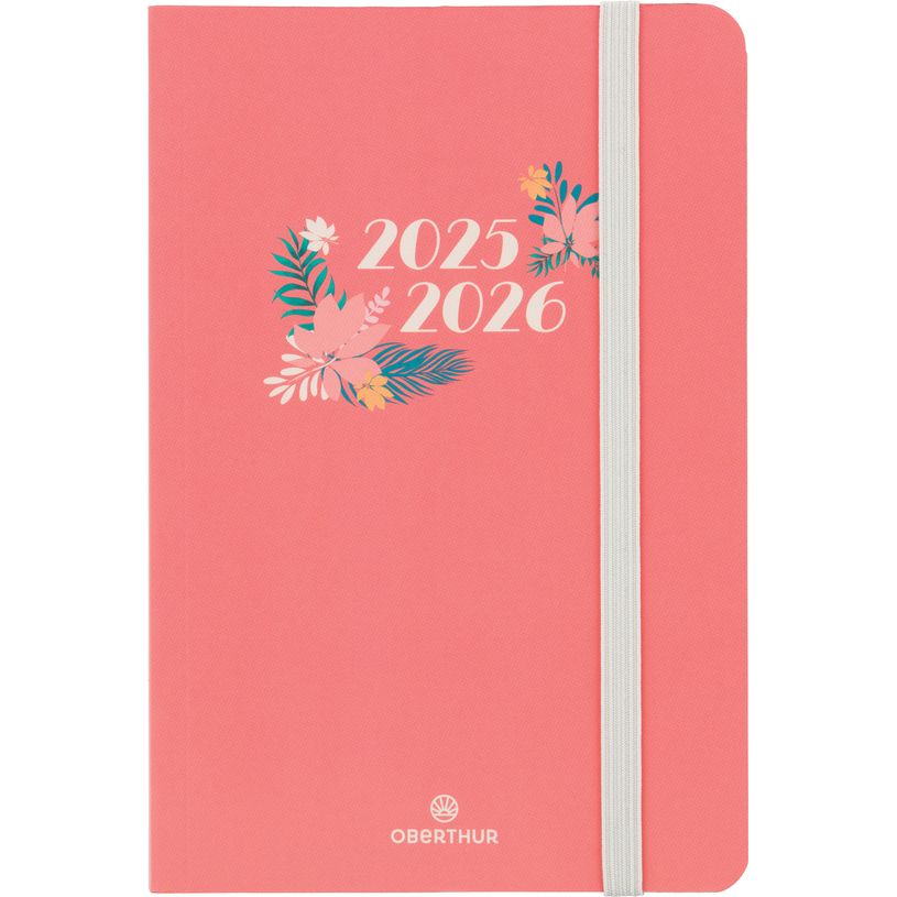 3664447196336-Agenda à élastique Tivoli - 1 semaine sur 2 pages - 10 x 15 cm - orange - Oberthur-P_405229877_1-0
