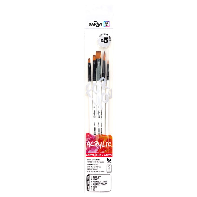 5411711463858-Darwi For You - Set de 5 pinceaux fins-P_405230673_1-0