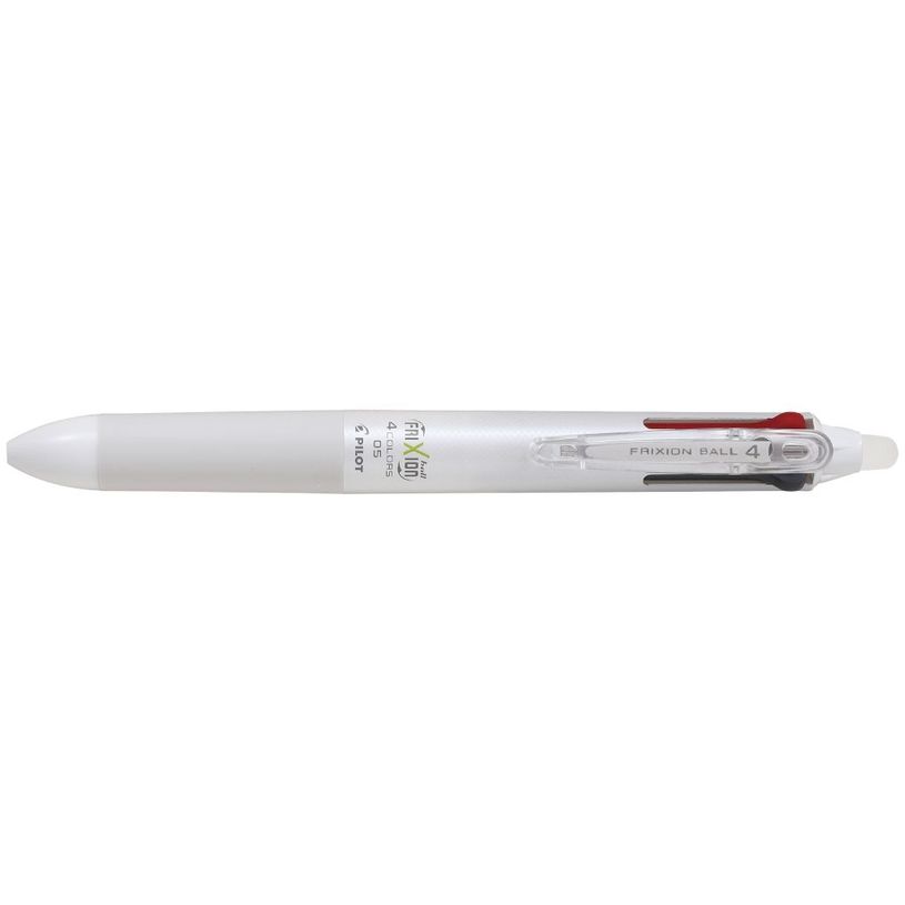 4902505473555-Frixion Ball 4 Couleurs - Roller encre gel effaçable - corps blanc - pointe fine-P_405231053_4-0
