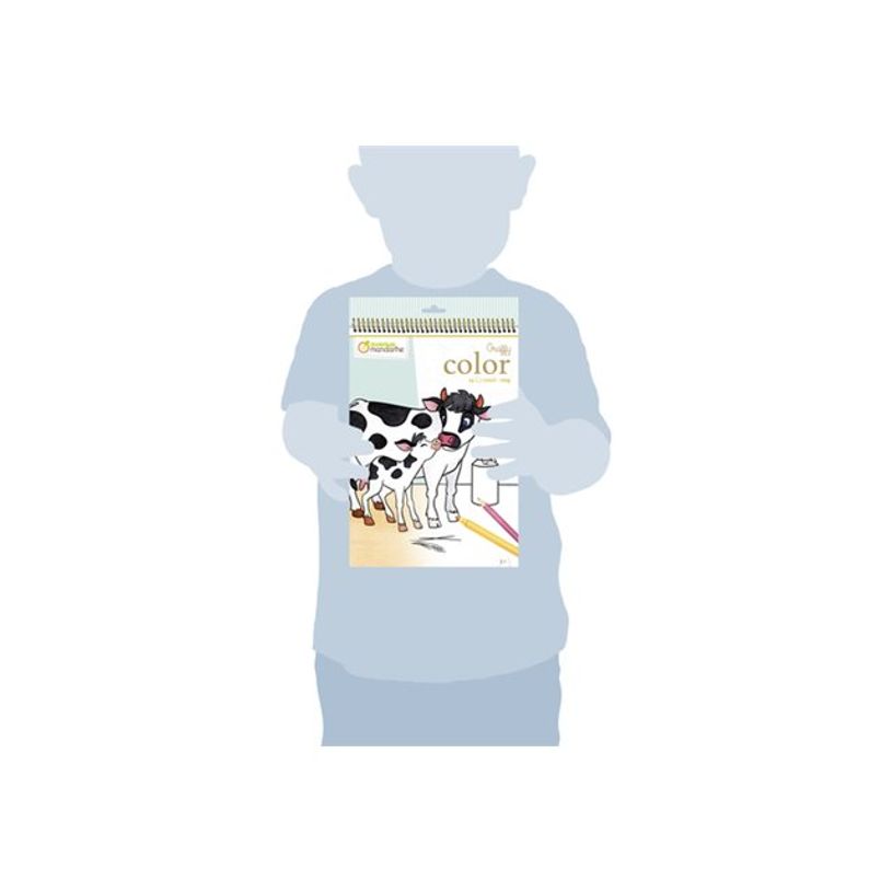 3609510521042-Graffy Color, Mum-Baby farm animals - livre à colorier (relié par spirale)-P_405231614_1-2