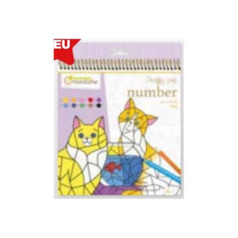 3609510521561-Avenue Mandarine Graffy Pop Number - Paint by number book - chats - 24 feuilles-P_405231754_1-0