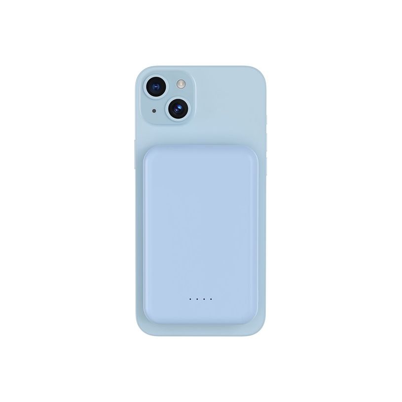3571211524779-BIGBEN Connected - Banque d'alimentation - magnetic MagSafe wireless, Qi - 5000 mAh - 10 Watt - 2 connecteurs de sor-P_405231860_3-4