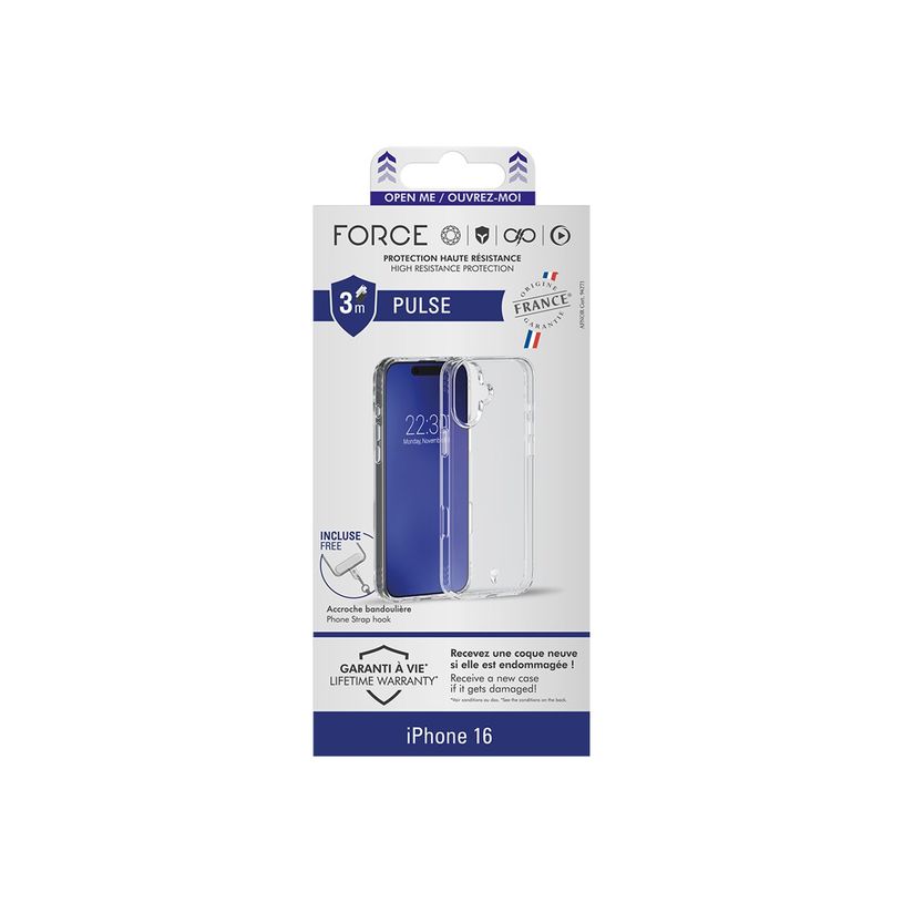 3571211527961-Force Case Pulse - Coque de protection pour  Apple iPhone 16 - transparent-P_405231899_3-2
