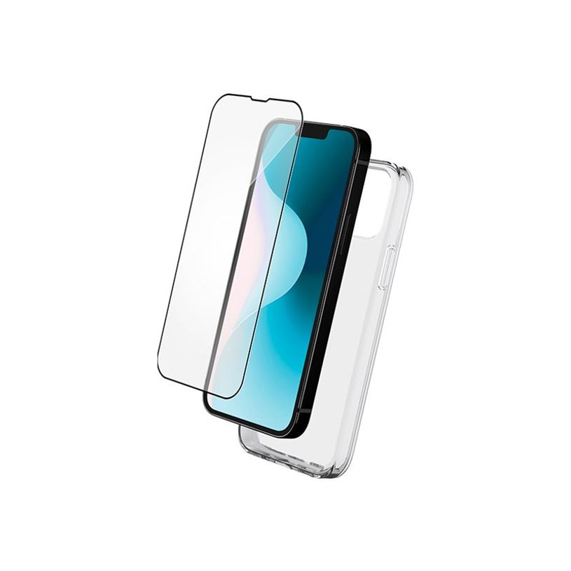 3571211528555-BIGBEN Connected  - Coque de protection  avec verre trempé  pour Apple iPhone 16 - transp-P_405231900_3-2