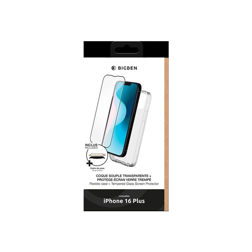 3571211528579-BIGBEN Connected  - Coque de protection  avec verre trempé  - transparent -P_405231902_6-5