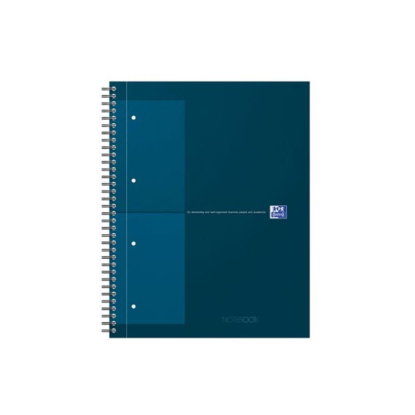 3020120240633-Oxford Notebook - Cahier à reliure intégrale - reliure à anneaux métalliques - A4+ - 80 feuilles / 160 pages - petits carrea-P_405231924_4-1