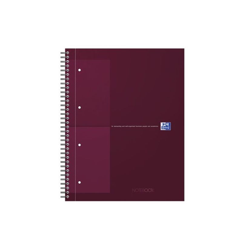 3020120240633-Oxford Notebook - Cahier à reliure intégrale - reliure à anneaux métalliques - A4+ - 80 feuilles / 160 pages - petits carrea-P_405231924_5-2